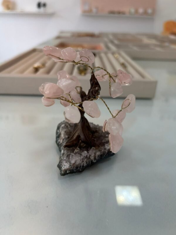 Árvore Pequena Quartzo Rosa - Image 2